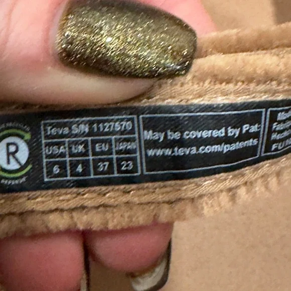 Teva Tan Platform Strappy Sandals - Picture 4 of 9